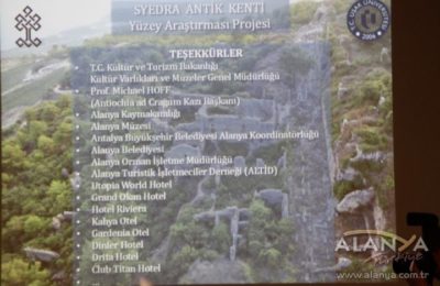 Syedra Antik Kenti tanıtıldı