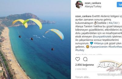 Canon fotoğrafçısı Alanya’ya geldi