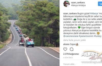 Canon fotoğrafçısı Alanya’ya geldi