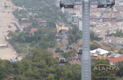 Teleferiğin ilk misafirleri Almanlar oldu