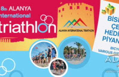 26 Ekimde 18. Alanya Uluslararası Triatlon yarışması yapıldı