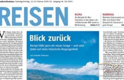 ALANYA REMAINS ITS PLACE AT GERMAN PRESS