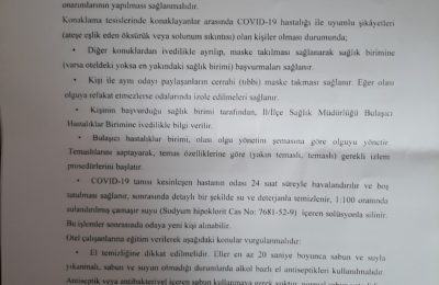 (Turkish) İl Sağlık Müdürlüğü E.422 sayılı