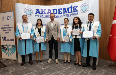 ALKÜ’de Akademik Ünvan Töreni Yapıldı