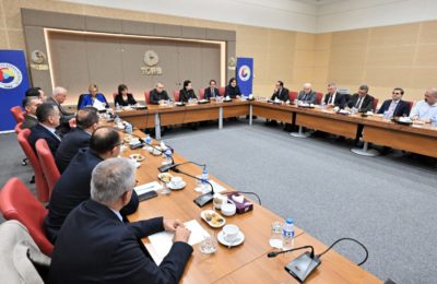 Türkiye Odalar ve Borsalar Birliği’nde Toplantı Gerçekleştirdik
